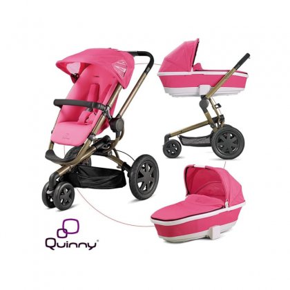 Коляска Quinny Buzz 3 2 в 1 pink precious