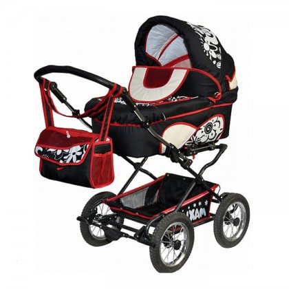 Коляска Stroller B&E Maxima Mega с подсветкой 2 в 1 41