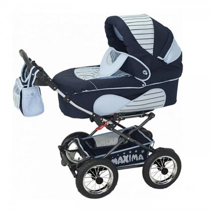Коляска Stroller B&E Maxima Mega с подсветкой 2 в 1 16