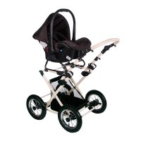 Коляска Lonex Carozza 2 в 1 01 цвет + авто кресло