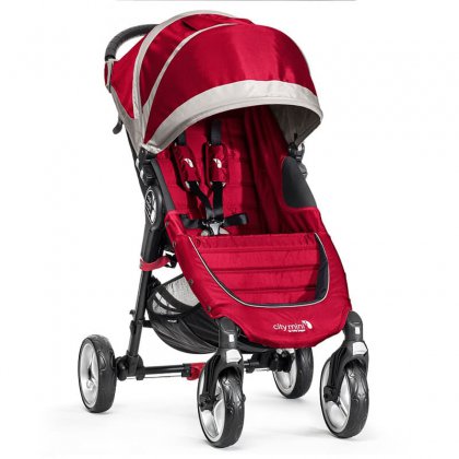 Коляска Baby Jogger City Mini Single 4Weel прогулочная red