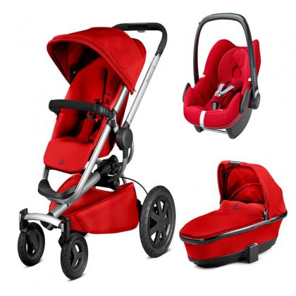 Коляска Quinny Buzz 4 Xtra 3 в 1 RED RUMOUR