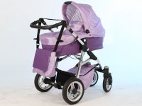 Коляска Noordline Edel Viva 2 в 1 plum berry