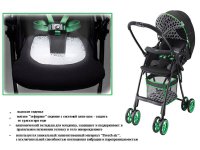 Коляска Aprica Air Ria прогулочная green