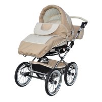 Коляска Stroller B&E Maxima Retro-Mega с подсветкой 2 в 1 Коляска Maxima Retro-Mega с подсветкой