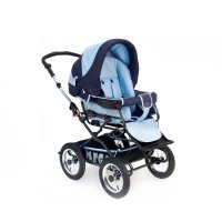 Коляска Stroller B&E Maxima Standart с подсветкой 2 в 1 Прогулочный блок