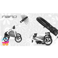 Коляска Riko Nano Flower 3 в 1 Шасси