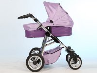 Коляска Noordline Edel Viva 2 в 1 plum berry