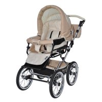 Коляска Stroller B&E Maxima Retro-Mega с подсветкой 2 в 1 Коляска Maxima Retro-Mega с подсветкой