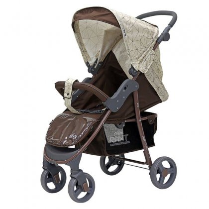 Коляска Rant Kira Plus прогулочная Crystal (beige)