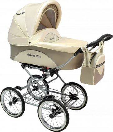 Коляска Stroller B&E Maxima ELITE XL 2 в 1 103 Cappuccino