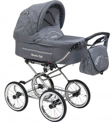 Коляска Stroller B&E Maxima STYLE XL 2 в 1 №401 Gray geans