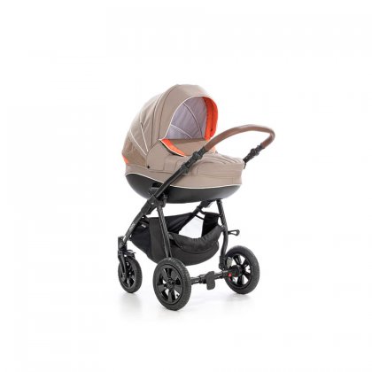 Коляска Tutis Mimi Plus 3 в  1 784 бежевый/красный