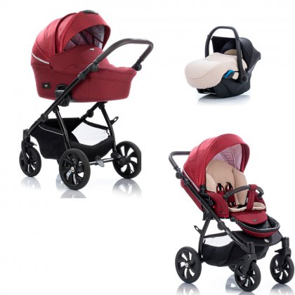 Коляска TUTIS AERO 3 в 1 105 Wine/Гранат