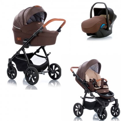 Коляска TUTIS AERO 3 в 1 106 Cocoa/Шоколад
