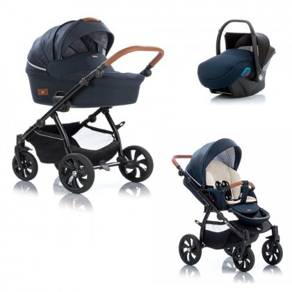 Коляска TUTIS AERO 3 в 1 101 Navy/Сапфир