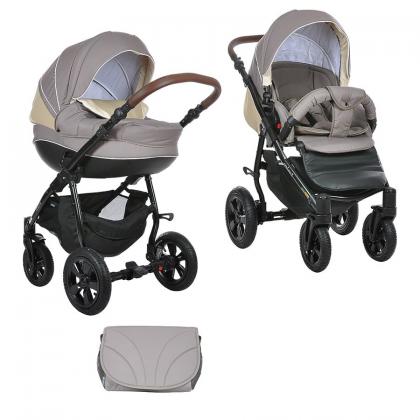 Коляска Tutis Mimi Plus 2 в 1 792 Т.БЕЖЕВЫЙ/БЕЖЕВЫЙ/ОРНАМЕНТ