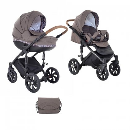 Детская коляска Tutis Mimi Style 2 в 1 335/2 Кофейный лен