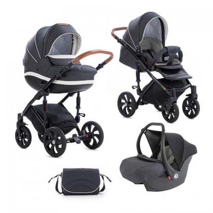 Детская коляска Tutis Mimi Style 3 в 1 328/А Антрацит