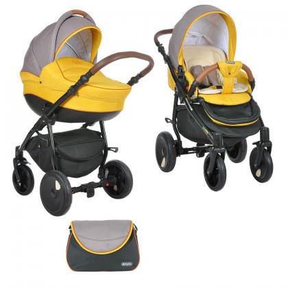 Коляска Tutis Zippy Orbit 2 в 1 060 бежевый/желтый/терракотовый 