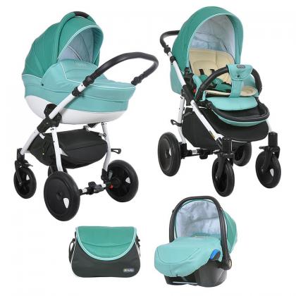 Коляска Tutis Zippy Orbit 3 в 1 064БР Т.БИРЮЗОВЫЙ/СВ.БИРЮЗЫЙ/СВЕТЛЫЙ КАНТ