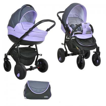 Коляска Tutis Zippy Orbit 2 в 1 056 АНТРАЦИТОВЫЙ/СИРЕНЕВЫЙ/ФИОЛЕТОВЫЙ КАНТ