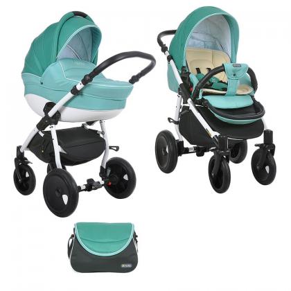 Коляска Tutis Zippy Orbit 2 в 1 064БР Т.БИРЮЗОВЫЙ/СВ.БИРЮЗЫЙ/СВЕТЛЫЙ КАНТ
