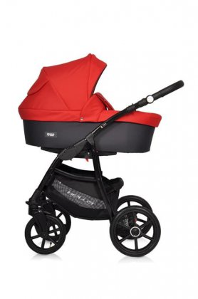 Детская Коляска Riko Basic Bella 2 в 1 10 серый-красный