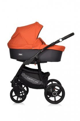 Детская Коляска Riko Basic Bella 2 в 1 09 серый-коралловый