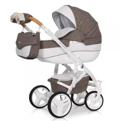 Детская коляска Riko Brаno Lux 2 в 1 01 Mocca