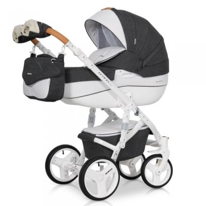 Детская коляска Riko Brаno Lux 2 в 1 06 Antracite