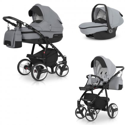 Детская коляска Riko Re-Flex 3 в 1  06 Graphite