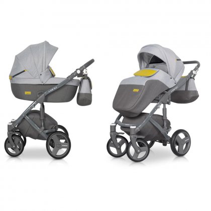 Детская коляска Riko Vario 2 в 1 01 Grey fox