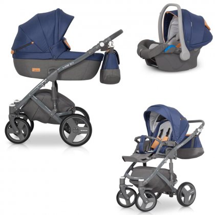 Детская коляска Riko Vario 3 в 1 05 Denim