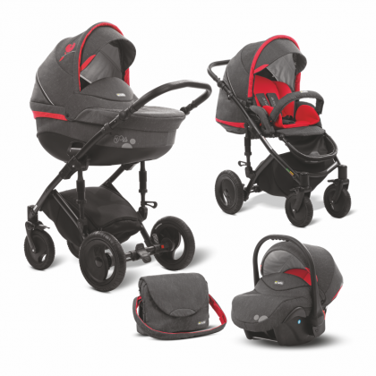 Коляска Tutis Pia + база Isofix 3 в 1 350