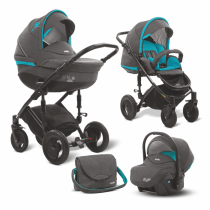 Коляска Tutis Pia + база Isofix 3 в 1  351