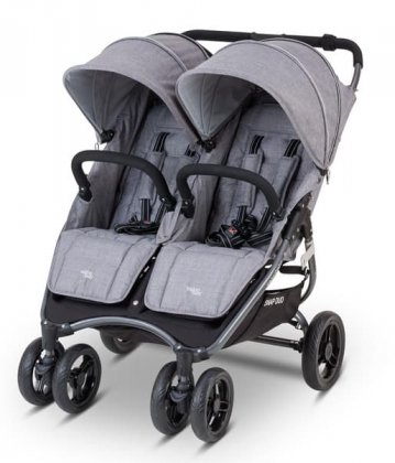 Коляска Valco Baby Snap Duo для двойни Grey marle